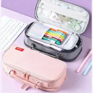 대용량 필통 5단 초등 여아 남아 중학생 고등학생 대학 예비 무지 캠퍼스 새학기 강남 대치동 입학선물 투지퍼 펜파우치