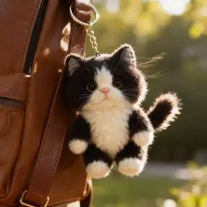 고양이 키링 인형 열쇠 가방고리 펜던트 귀여운