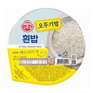 오뚜기밥 맛있는 즉석밥 백미 흰밥  210g x 24개