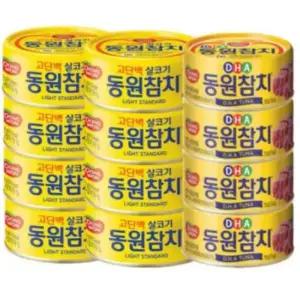 동원 라이트스탠다드 150G 8캔 + DHA 150G 4캔