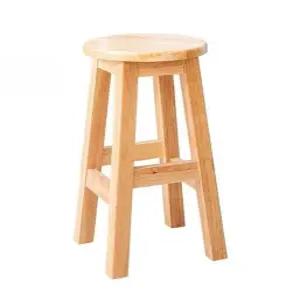 원형 나무 높은 스탠딩 카페 긴 의자 높이 체어 바 탁자