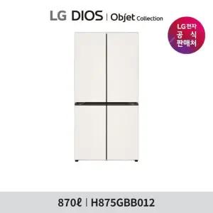 LG 디오스 오브제컬렉션 베이직 냉장고 870리터  H875GBB012