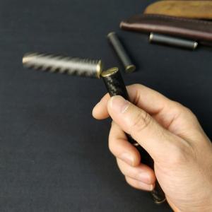 EDC 피젯 장난감 스트레스 해소 마그네틱 금속 탄소 섬유 3 섹션 스틱 회전 창의적인 선물