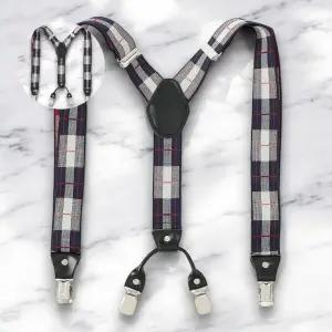 게더릭 4클립 멜빵 캐주얼멜빵 서스벤더 남자멜빵