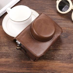 PU 가죽 카메라 케이스 가방 후지 X100V X30 X20 커버 숄더 스트랩