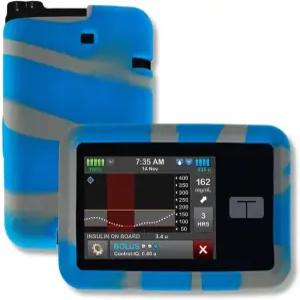 Tandem t Slim 젤 스킨 - 부드러운 실리콘으로 제작되어 T X2TM 인슐린 펌프로 가장자리가 높고 구부러져