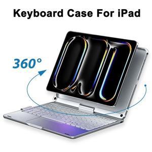 iPad Air 11 13 M2 2024/M3 2025 Pro M4 2024/Pro Magic Keyboard 케이스 12.9 4 5 7/8/9th 10th Gen Funda