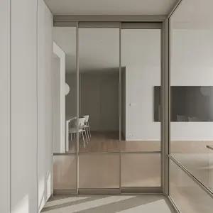 (26년 신상) 3연동 중형(중가유리)+디바이딩형 파티션 소형(중가유리)