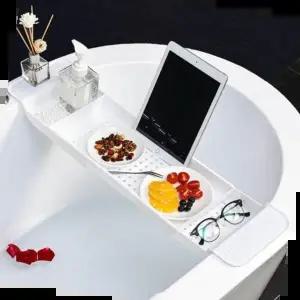 반신욕 욕조 물빠짐 트레이 거치대 길이조절 테이블