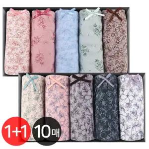 (30%즉시할인) 폭스 맥시 1+1 (10매) 여성팬티 면팬티