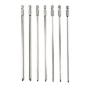 롱 십자 드라이버 비트 200mm 7종 세트 독일제 S2 재질 드릴 네오디움 자석 드릴날