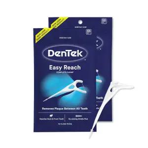 [본사직영/정품] 덴텍 컴플리트클린백(어금니용) 치실 75개입x2팩(150개입)