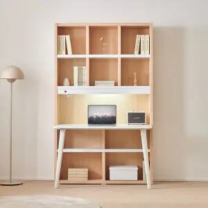 동서가구 피츠 엘 1200 LED 정면책상 DF918061