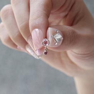 [제이로렌] 0M03405 2월탄생석 실버 자수정귀걸이