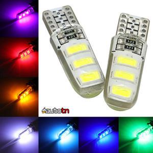 광전 오토바이 자동차 T10 실리콘 5630 6구 LED 미등 풋등 실내등 번호판등 201218 SI