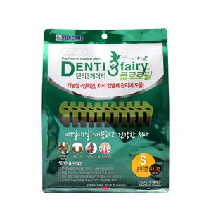 덴티페어리 클로로필 S 소형견용 410g 포켄스 강아지 덴탈껌 낱개포장