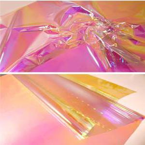 촬영배경 레인보우필름 오로라 비접착 0.025T 옐로우핑크