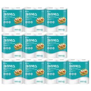 크리넥스 안심 키친타올 200매 2롤 x 10팩