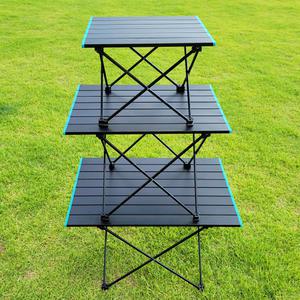 (힐링캠프) 감성 캠핑테이블 M L XL 초경량 고강도 접이식(힌지스타일) 차박 롤테이블