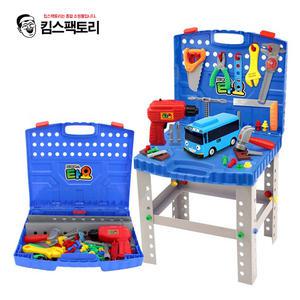 타요 전동드릴 공구테이블 장난감 공구놀이 자동차 조립 꼬마버스타요 공구함
