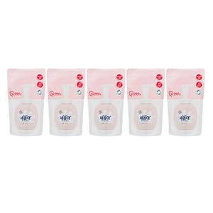 세균아꼼짝마 버블 핸드워시 파우더, 리필, 200ml, 5개