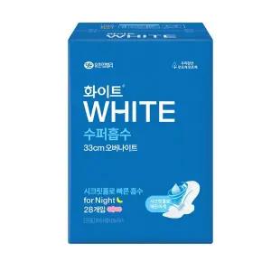 [신세계백화점](의정부점)[기획] 화이트 수퍼흡수 오버나이트28p 1+1중형증정 2PX2개[리뉴얼]