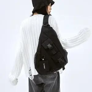 얼티메이크 1750 슬링백 블랙 / 힙색 크로스백 메신저백 학생가방