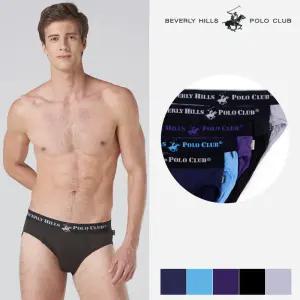 폴로클럽 0104 폴리스판 남성 삼각팬티 브리프 5종세트