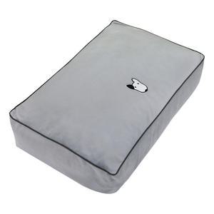 원스 극세사 사각 강아지방석, 그레이, 1개