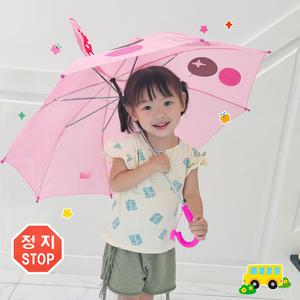 [문구티쳐] 캐릭터 입체 우산 4종 (색상랜덤) 유치원 인기우산 호루라기 증정 유치원선물 장마철 아이우산