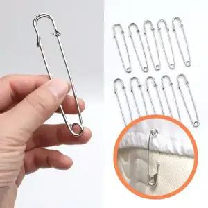 (50p세트)SP이불고정핀 대형옷핀 침구류 고정 리폼 10cm 담요 두꺼운옷 고정 옷핀브로치