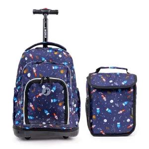 제이월드뉴욕 미니 롤링백팩 기내용캐리어 스페이스쉽 (RBS16)