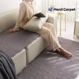 [한일카페트] 클로에 순면 워싱 소파패드 3인용 60x160