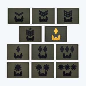 군인 패치 / PVC 간부 계급장 약장 국방 벨크로 군대 가방 백팩 밀리터리 육군 백팩 실리콘 부사관 장교