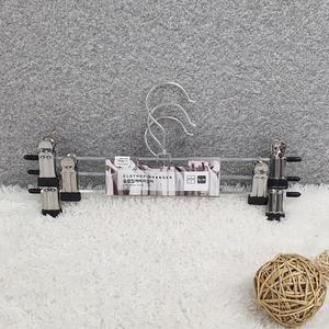 슬림 집게 바지걸이 3개입(색상랜덤)