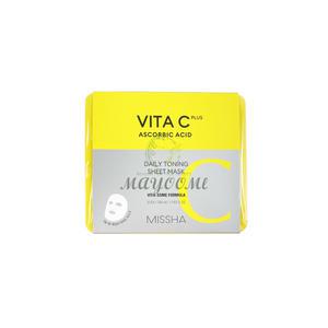 미샤 비타씨플러스 데일리 토닝 시트마스크 350ml / 30매