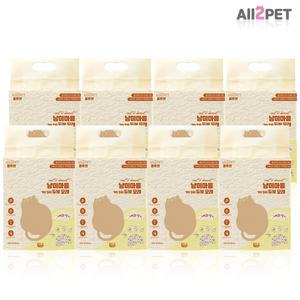 올투펫 냥이마음 고양이두부모래 오리지날,녹차,쟈스민 8팩 먼지없는모래 7L 대용량 2.5kg