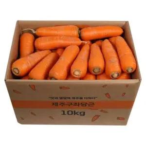 제주 세척 당근(대/특 혼합) 10kg(40~60개 내외)