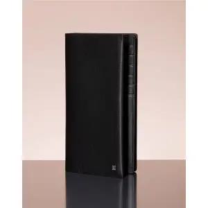 [롯데백화점]닥스 액세서리 LL[선물포장/쇼핑백동봉][FELTON]블랙 가죽 DD로고 모던 클래식 장지갑 DBWA4E8