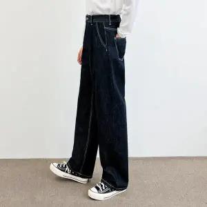 /옷자락 남자 데일리 논페이드 속밴딩 데님팬츠