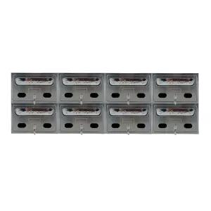 2단4열 전체스텐 다세대 우편함 우체함 편지함 다가구 연립주택 빌라 아파트 상가 우체통