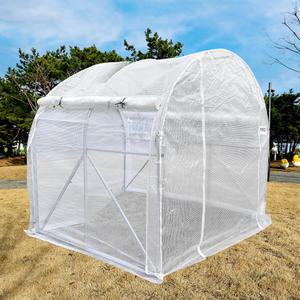 조립식 비닐하우스 FPH-222PRO 롤업 도어 모기장 미니 소형 다육이 온실 텃밭 농사 농막 창고 천막 페리코