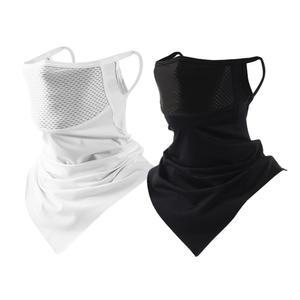 2개 메쉬 얼굴 마스크 골프 등산 얼굴가리개 자외선차단 스포츠 여름 넥워머 쿨워머