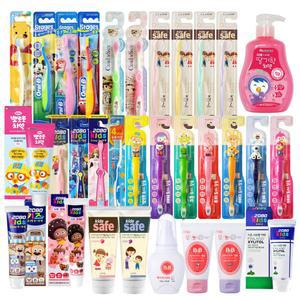 유아 어린이 칫솔 치약/2080 오랄비 스테이지 세이프티 비앤비 뽀로로 초등학생 안심 불소 무불소