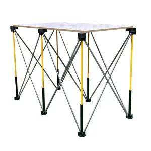 작업테이블  접이식 상판다리 풀세트 경량 휴대용 목공작업대 6발 테이블