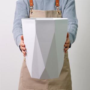 북유럽스타일 인테리어 화분 플라스틱 내구성 모던클래식 8각 화분 화이트