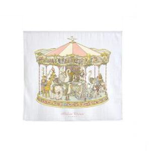 아뜰리에 슈 블랭킷 담요 회전목마 캐로셀 핑크 100x100 프랑스 Atelier Choux