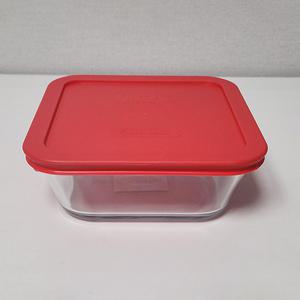 파이렉스 찬통 찬기 반찬통 내열 유리찬통 이유식용기  사각  오븐용기  사이즈선택