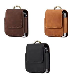 세토)갤럭시 Z플립 1 2 3 4 5 6 휴대폰 케이스 옆구리 스웨이드 벨트케이스 ST-FC3