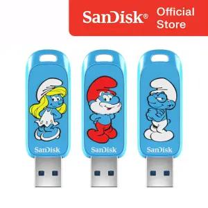 샌디스크 3.2 USB 메모리 128GB 128기가 SDCZIS 귀여운 캐릭터 스머프 대용량 유에스비 ENL